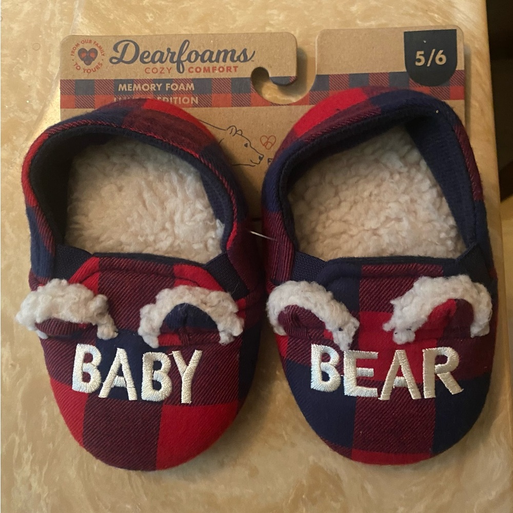 Dearfoams | Baby Bear | Slippers-Size 5/6